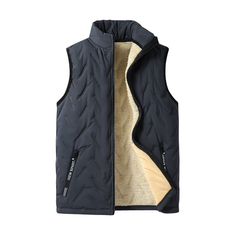 Men's winter warm wool waterproof windproof jacket
