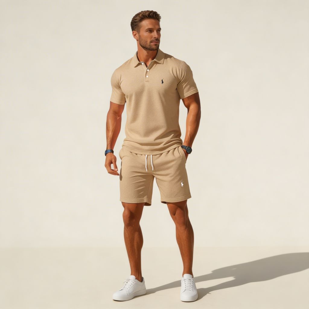 EasyFit Polo & Shorts Set